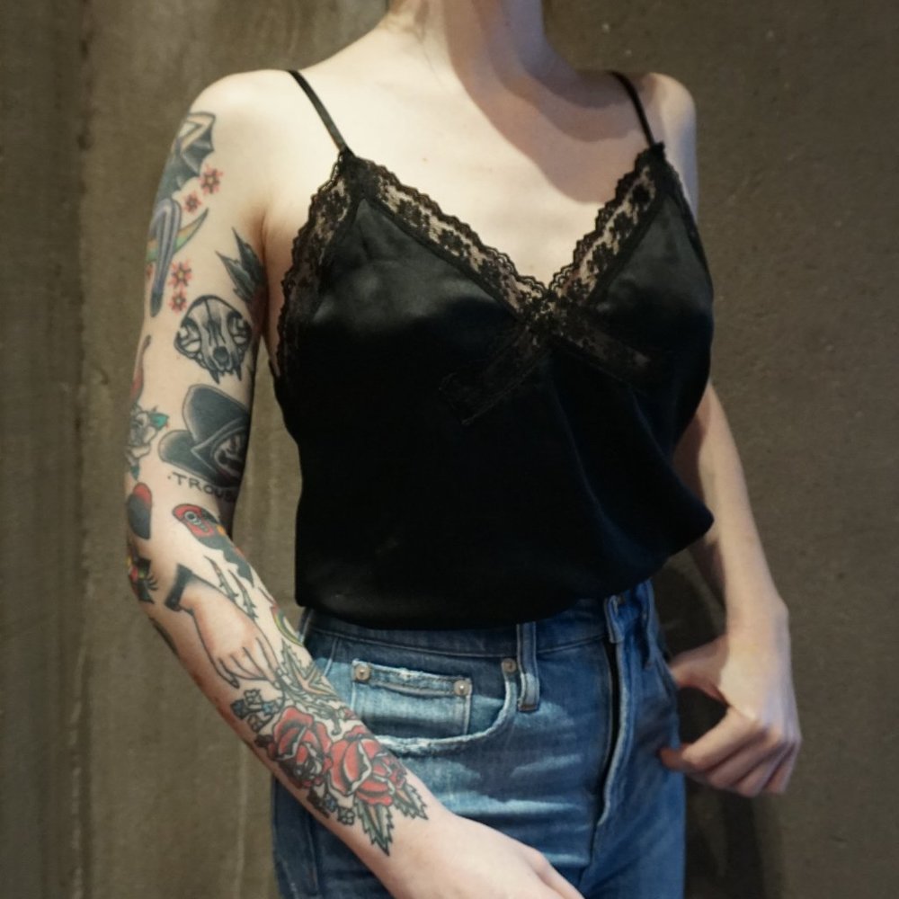 Reformation Celeste Top - Silk Lace Cami